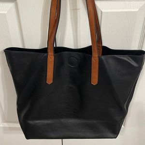 Large Black and Brown Tote Bag